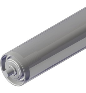 Rolă Transportoare din Oțel Ø50 mm cu Ax cu Arc – Pentru Sarcini Gr...