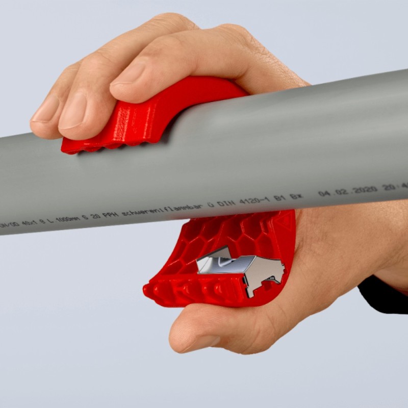 Unealtă Knipex pentru tăiat țevi din plastic cu tăiere precisă și r...