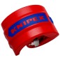 Unealtă Knipex pentru tăiat țevi din plastic cu tăiere precisă și rapidă, bloc de cuțit rotativ pentru mansoane și tevi moi