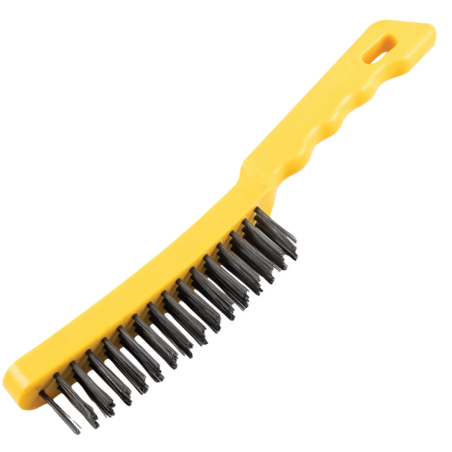 Perie de sârmă 3 randuri cu mâner din plastic