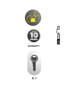 Lacăt cu Cablul din Inox și Corp din ABS – Protecție Ridicată pentr...