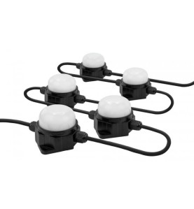 Lanț de Lumini LED Profesional cu 5 LED-uri de 10W și Priză Suplime...