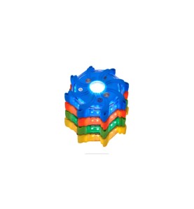 Set 5 Luminile de Avertizare LED Pulsar Pro Roșu – Vizibilitate 360...