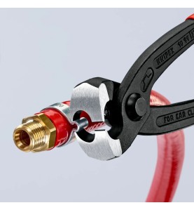 Clește profesional Knipex 220mm pentru cleme de prindere cu urechi ...