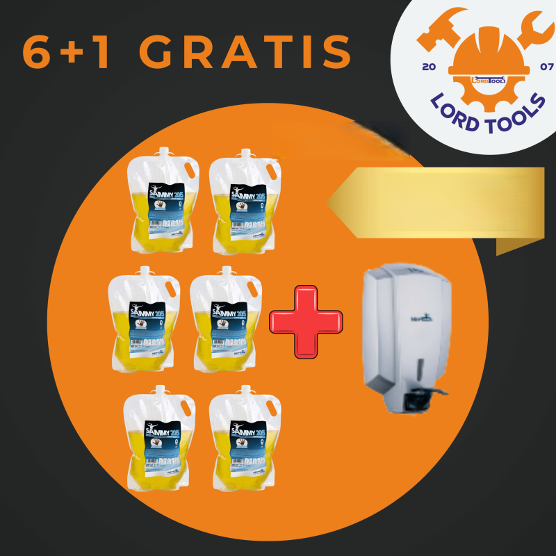 Pachet 6 Săpunuri Lichide Sammy Soap 3000 ml + Dispenser | Curățare...
