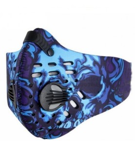 Mască FFP2 Sport din Neopren cu Supapă și Filtru cu Cărbune Activ –...