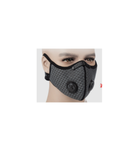 Mască de Protecție FFP2 cu Supapă – Reutilizabilă, cu Filtru din Că...