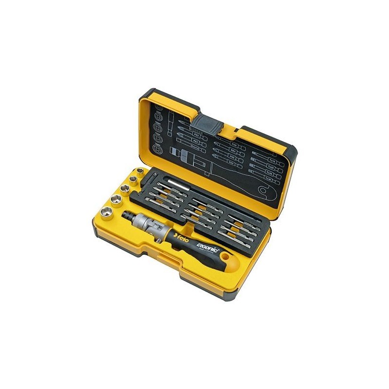 Șurubelniță Reversibilă Multifuncțională cu Biti – Clichet 3 Poziți...