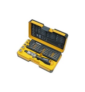 Șurubelniță Reversibilă Multifuncțională cu Biti – Clichet 3 Poziți...