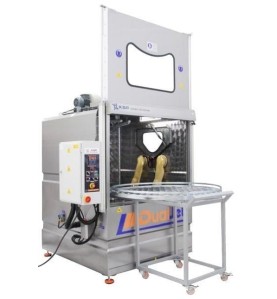 Mașină de spălat piese DUALJET X18 – coș rotativ și spălare sub îna...