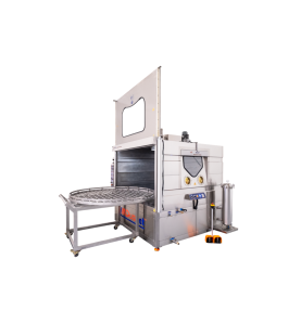 Mașină de spălat piese DUALJET X18 – coș rotativ și spălare sub îna...