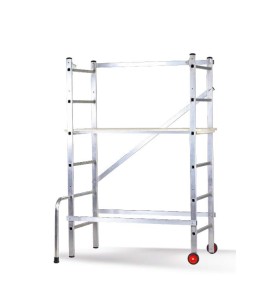 Schela profesională multifuncțională din aluminiu – complet demonta...