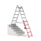 Schela profesională multifuncțională din aluminiu – complet demontabilă și transformabilă