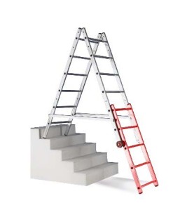 Schela profesională multifuncțională din aluminiu – complet demonta...