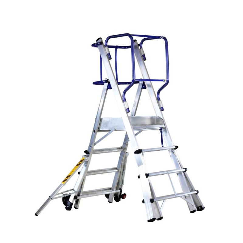 Scara din Aluminiu Telescopică cu platform