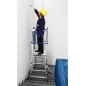 Scara din Aluminiu Telescopică cu platforma - Siguranță și Versatilitate pentru Lucrul la Înălțime