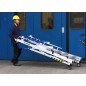 Scara din Aluminiu Telescopică cu platforma - Siguranță și Versatilitate pentru Lucrul la Înălțime