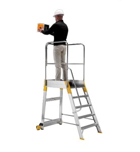 Scara cu platforma - Scara din Aluminiu - Siguranță și Performanță ...