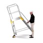 Scara cu platforma - Scara din Aluminiu - Siguranță și Performanță pentru Lucrul la Înălțime