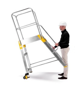 Scara cu platforma - Scara din Aluminiu - Siguranță și Performanță ...