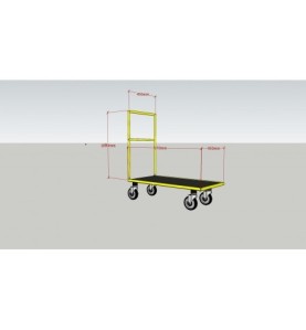 Cărucior Transport Platformă – Sarcină 200 kg