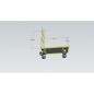 Cărucior Transport Platformă – Sarcină 200 kg